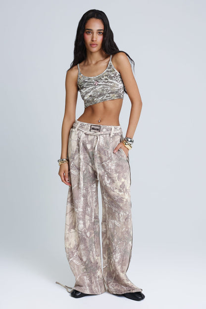 Cadet Camo Cropped Cami
