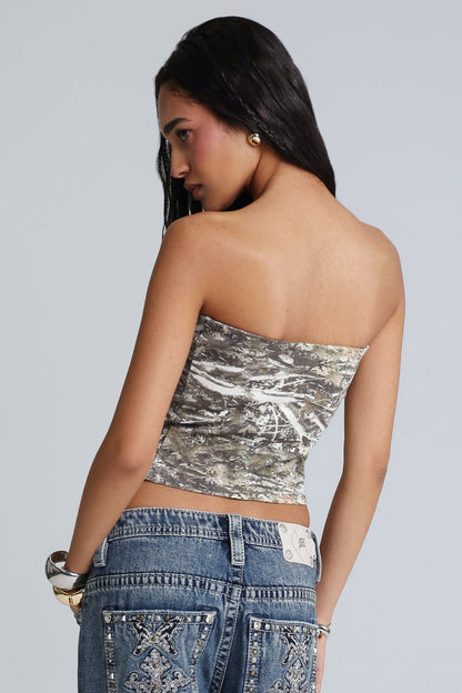 Cadet Camo Tube Top
