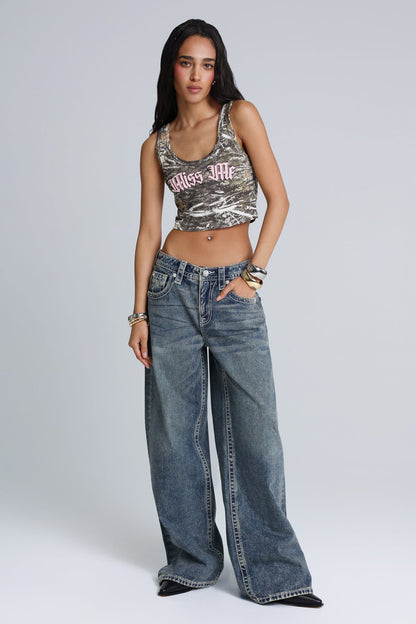 Chamber Low Rise Baggy Jeans