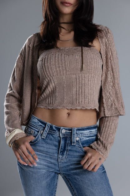 Mirza Cardigan Set