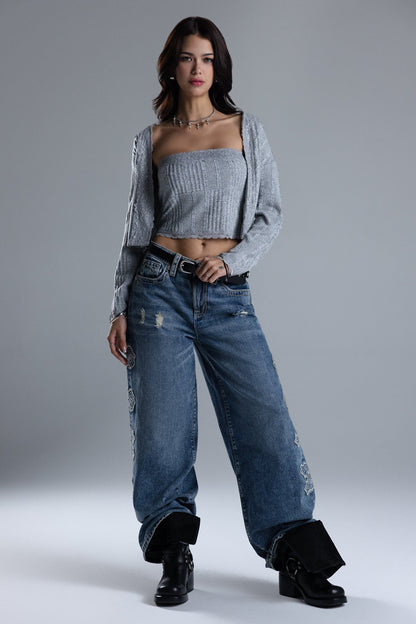 Mirza Cardigan Set