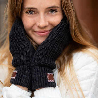 Love Your Melon - Black Mittens