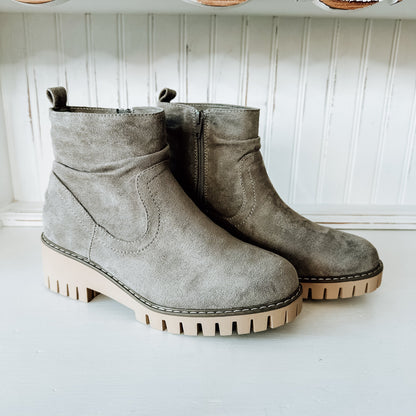 Dashing Sueded Boot - Grey