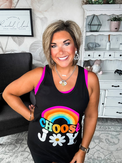 Choose Joy Graphic Tank