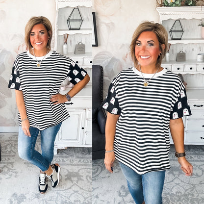 Ampersand Avenue Boyfriend Tee - Squad Ghouls