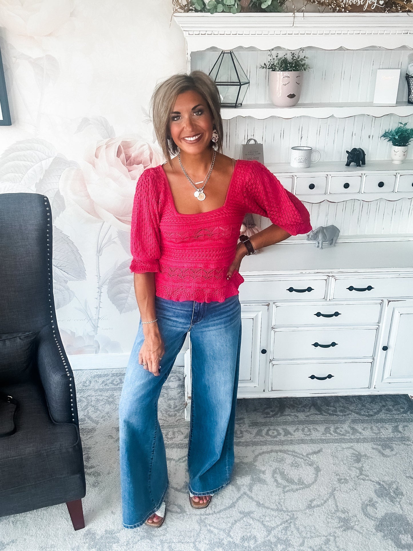 Feel You Fallin' Crochet Top