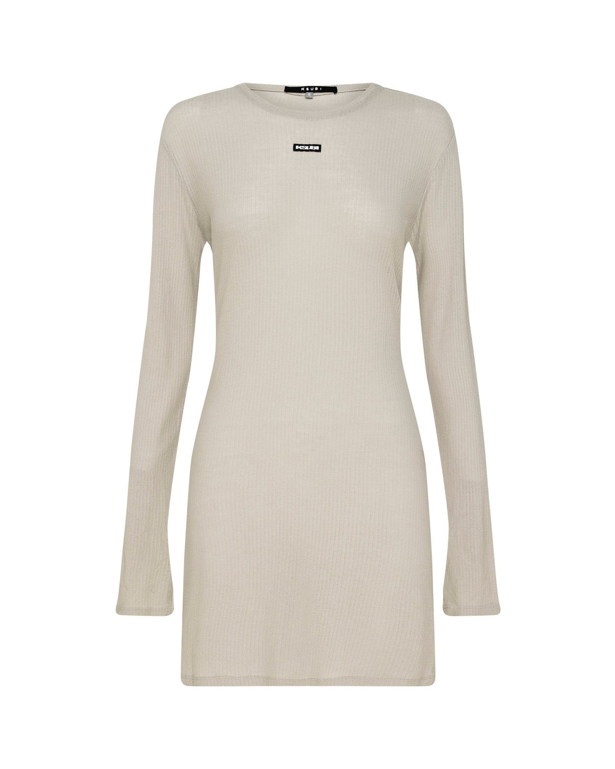 CRAWFORD LS MINI DRESS TAUPE