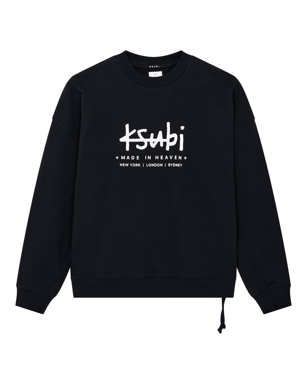 PLATED EKCESS CREWNECK JET BLACK