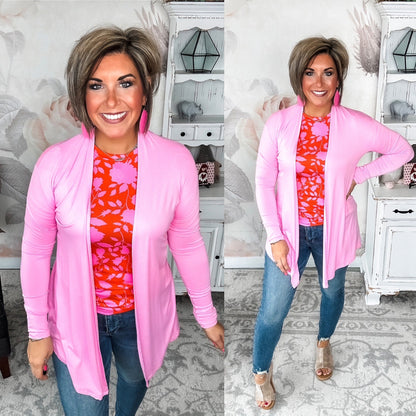 Love Never Fades Cardigan - Pink