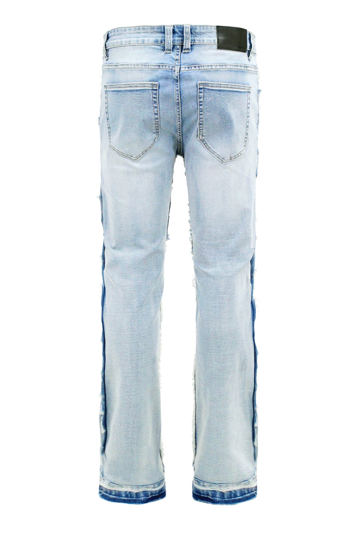 Men's Bootcut Raw Edge Denim Jeans