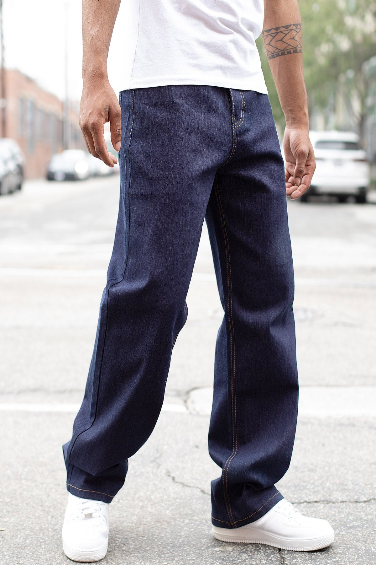 Raw Baggy Denim Jeans