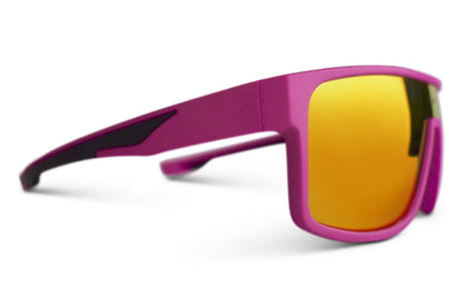 FarOut Sunglasses - Hot Pink Polarized Retros Pink Lens