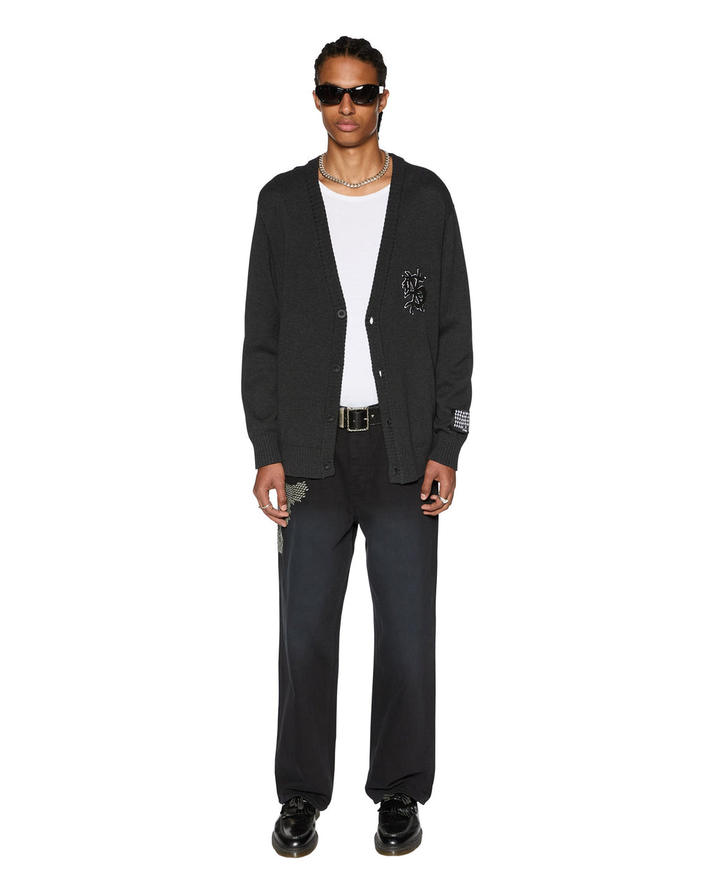 DUG OUT CARDIGAN BLACK