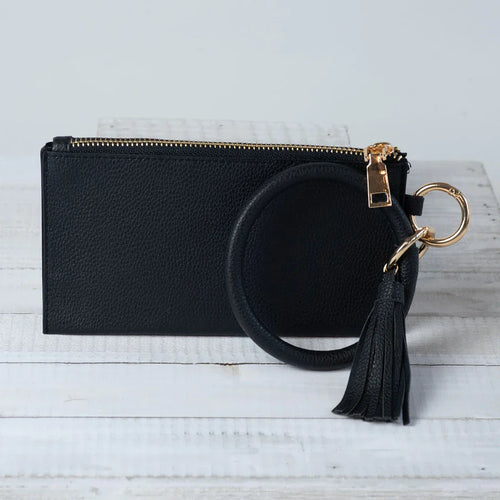 Hands Free Wristlet with Bangle Keychain (3 color options!)