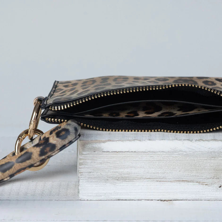 Hands Free Wristlet with Bangle Keychain (3 color options!)