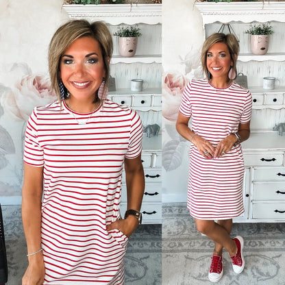 Ampersand Avenue Ollie Dress - Freedom & Fireworks