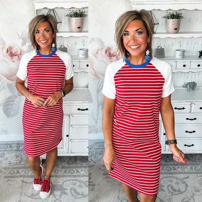 Ampersand Avenue Ollie Dress - Baby You're A Firework