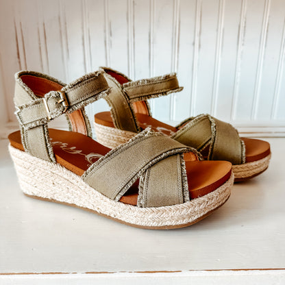 Brista Espadrille Sandal - Khaki