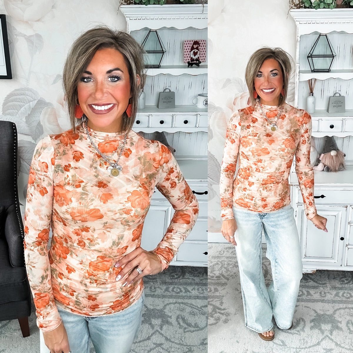 Beautiful Love Mesh Top