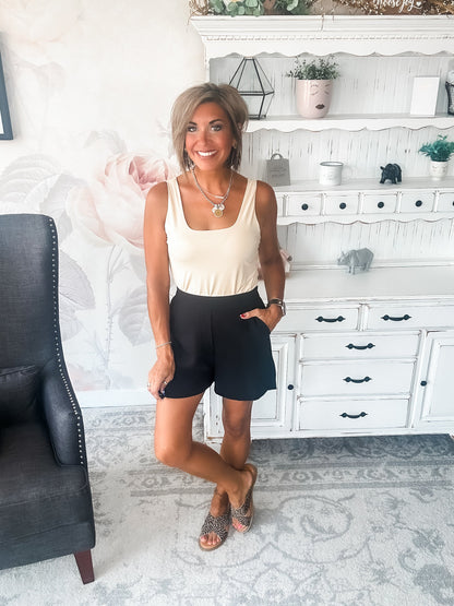 Getting In the Swing Bodysuit - Taupe