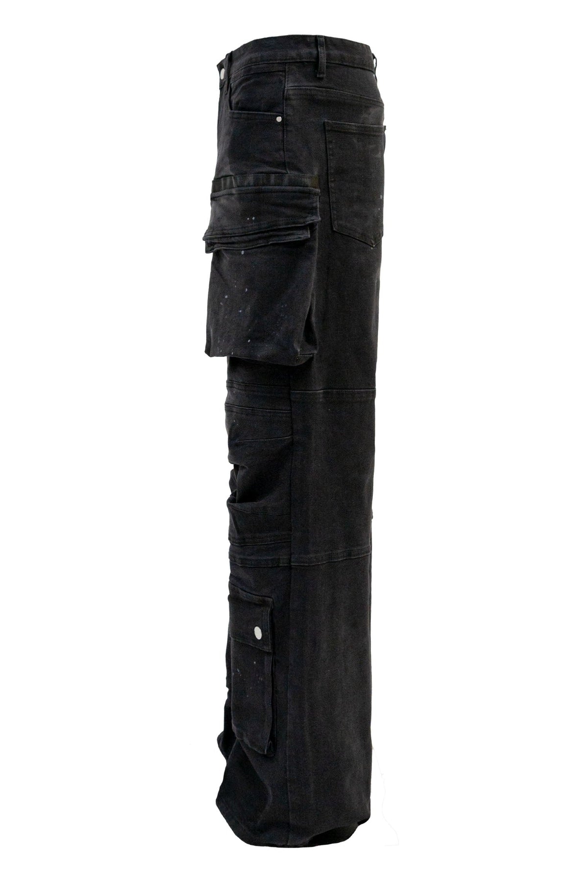 Men's Y2k Wide Fit Utility Baggy Denim Pants