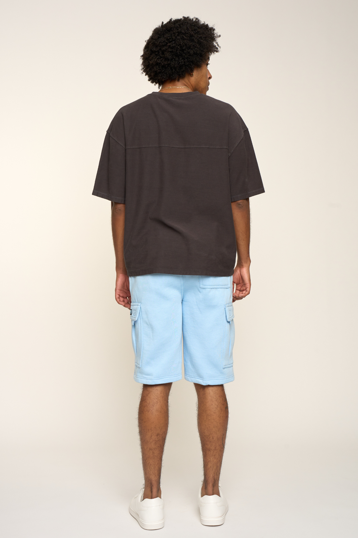 Men's Solid Fleece Heavyweight Cargo Shorts