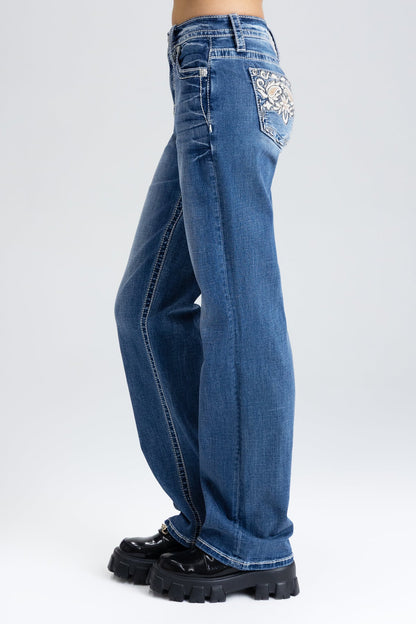 Florian Floral Slim Wide