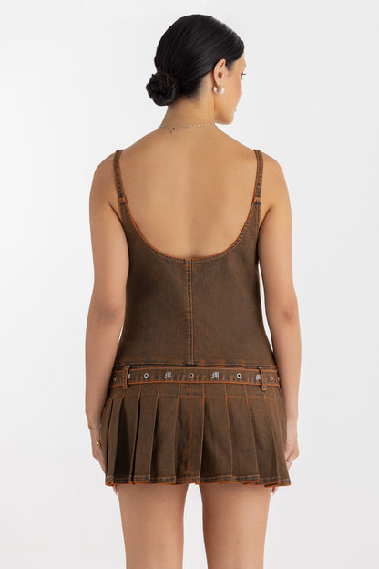 Paula Pleated Dress
