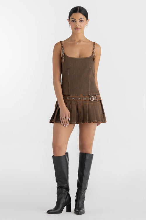 Paula Pleated Dress