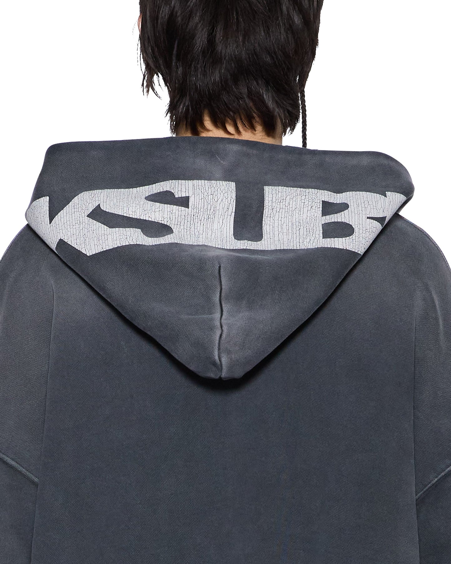 ACE EKCESS ZIP THRU HOODIE BLACK FADE