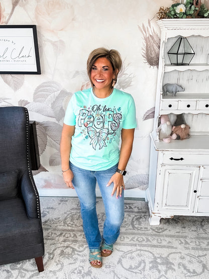 For Peeps Sake Mint Graphic Tee