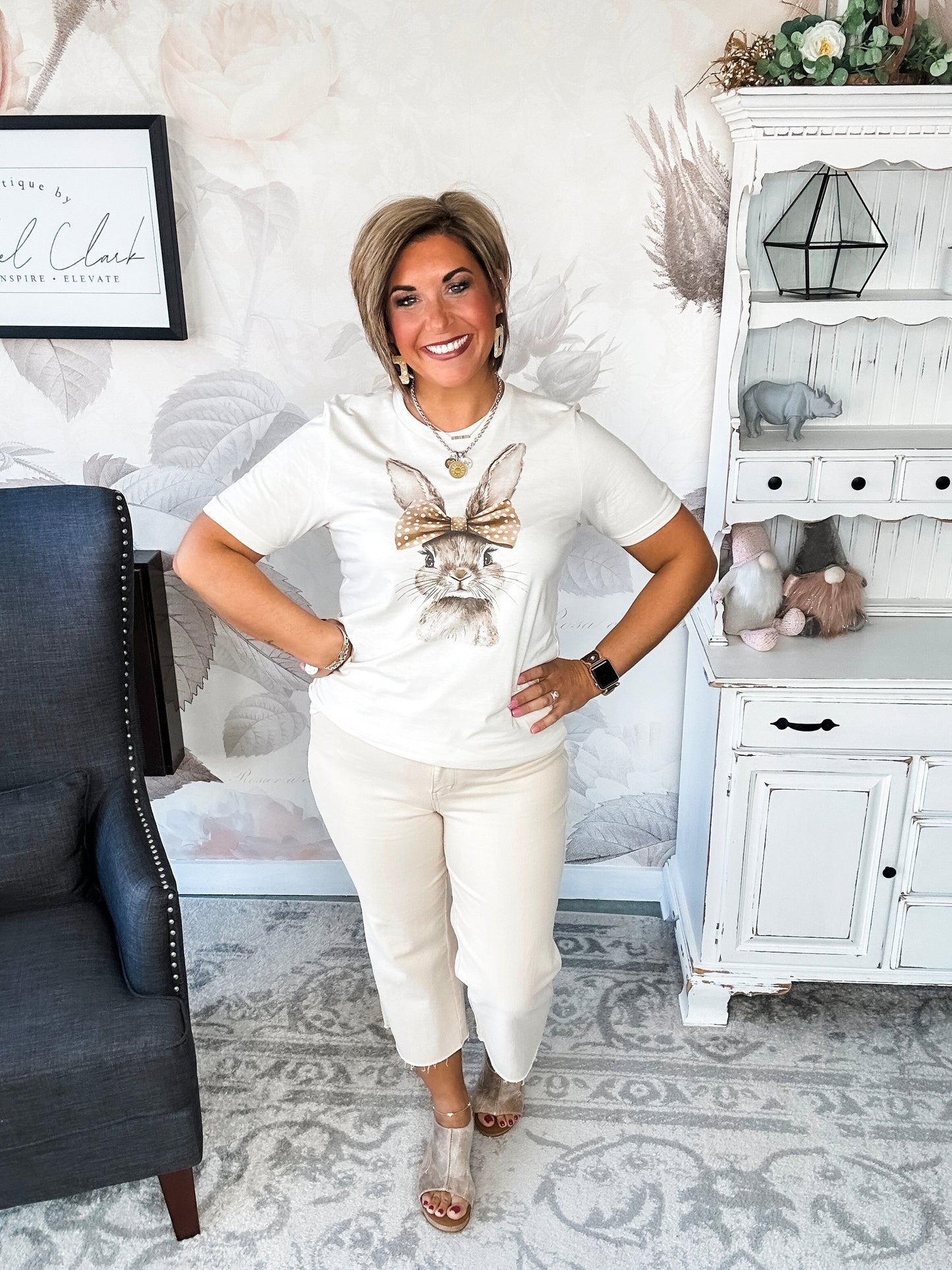 Boho Bunny Graphic Tee