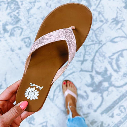 Fanzie Flance Flip Flop Sandal - Coral