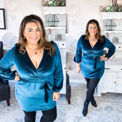 At First Sight Dress - Teal