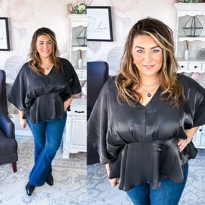 All My Trust In You Blouse - Black