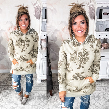 Ampersand Avenue SideSlit Hoodie - Sunday Brunch