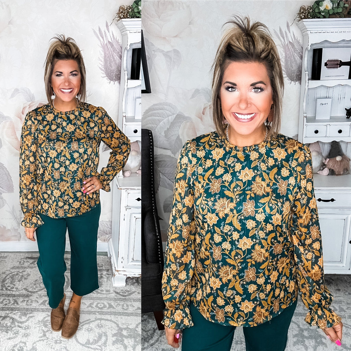 Beautiful Tomorrow Blouse - Teal