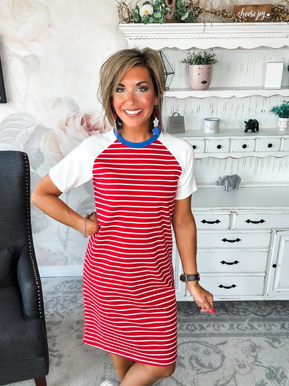 Ampersand Avenue Ollie Dress - Baby You're A Firework
