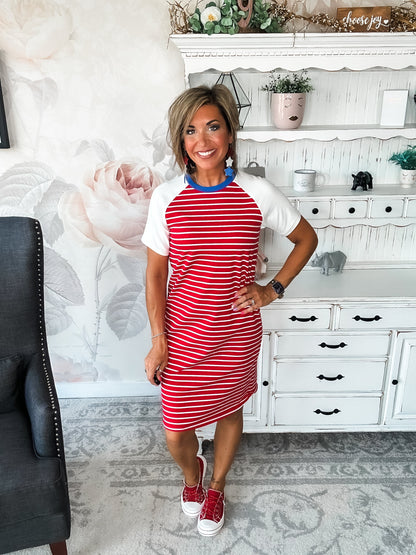Ampersand Avenue Ollie Dress - Baby You're A Firework