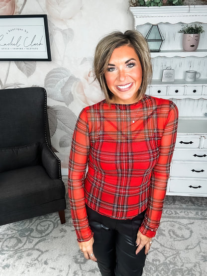 Believe In Me Mesh Top