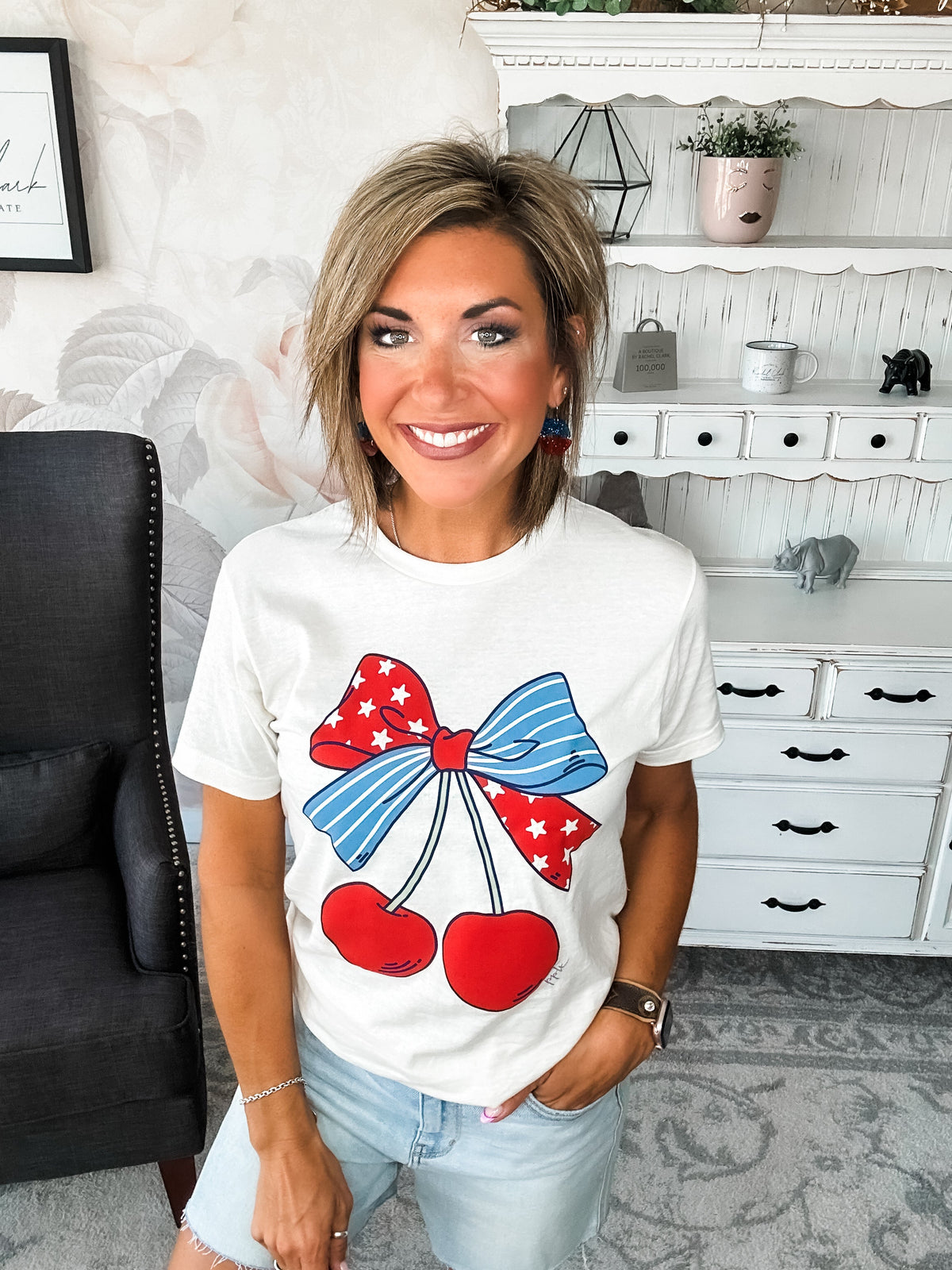 Cherry 'Merica Graphic Tee