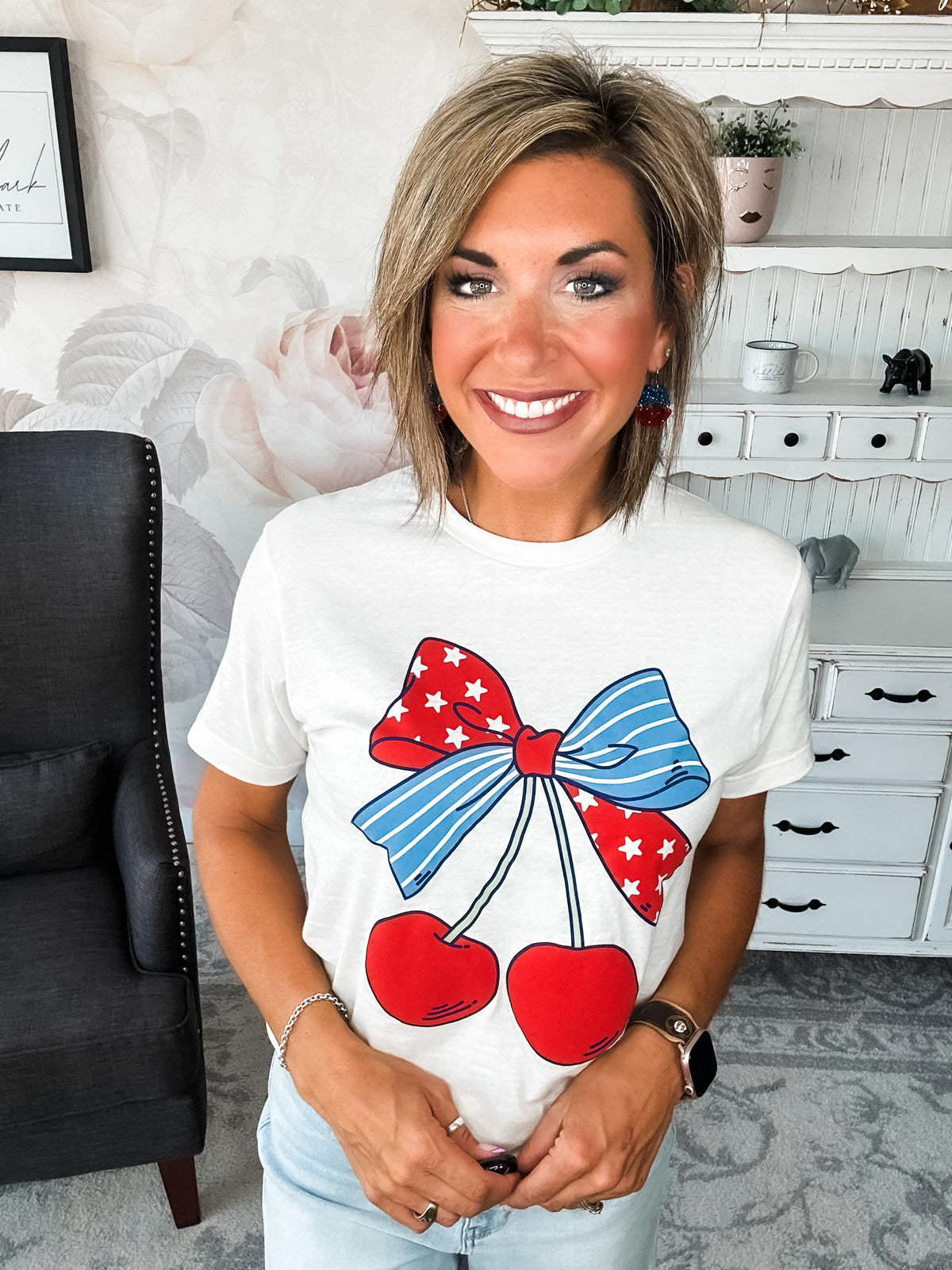 Cherry 'Merica Graphic Tee