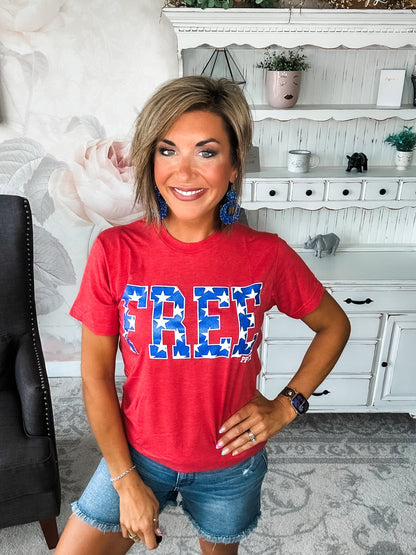 Free Glitter Graphic Tee