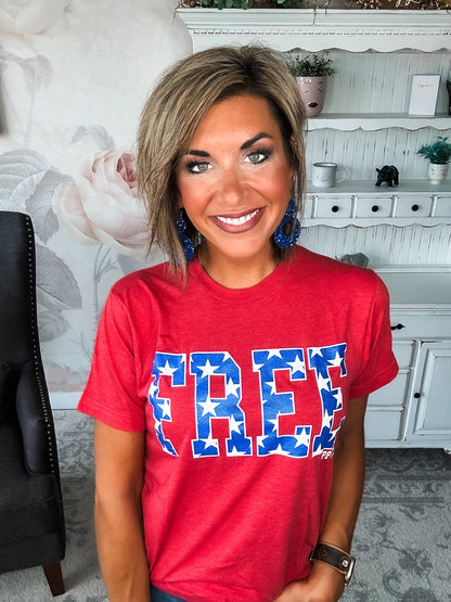 Free Glitter Graphic Tee