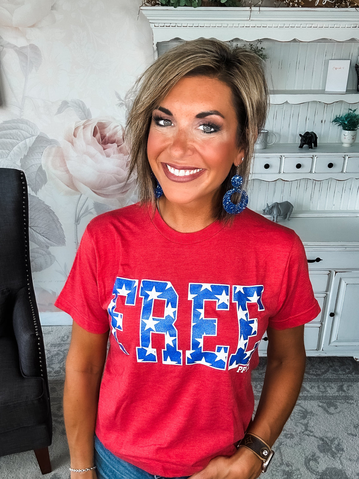Free Glitter Graphic Tee