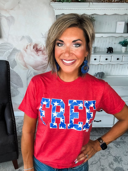 Free Glitter Graphic Tee