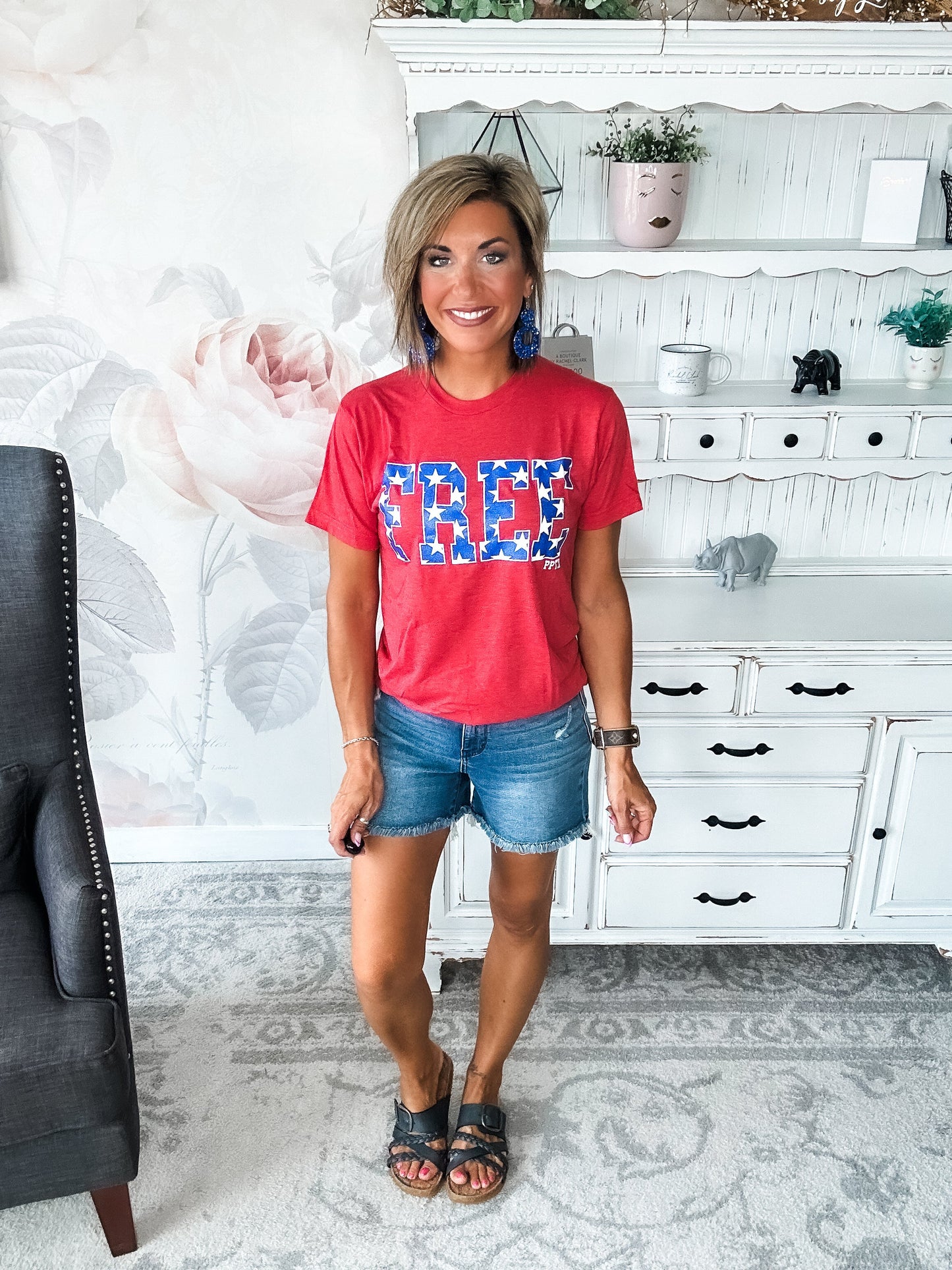 Free Glitter Graphic Tee