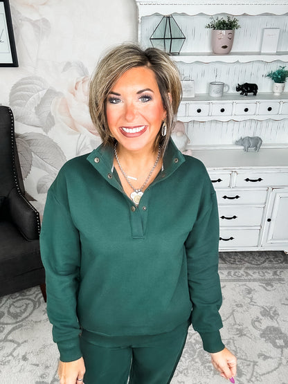 Ampersand Avenue Never Better Joggers - Forest Green