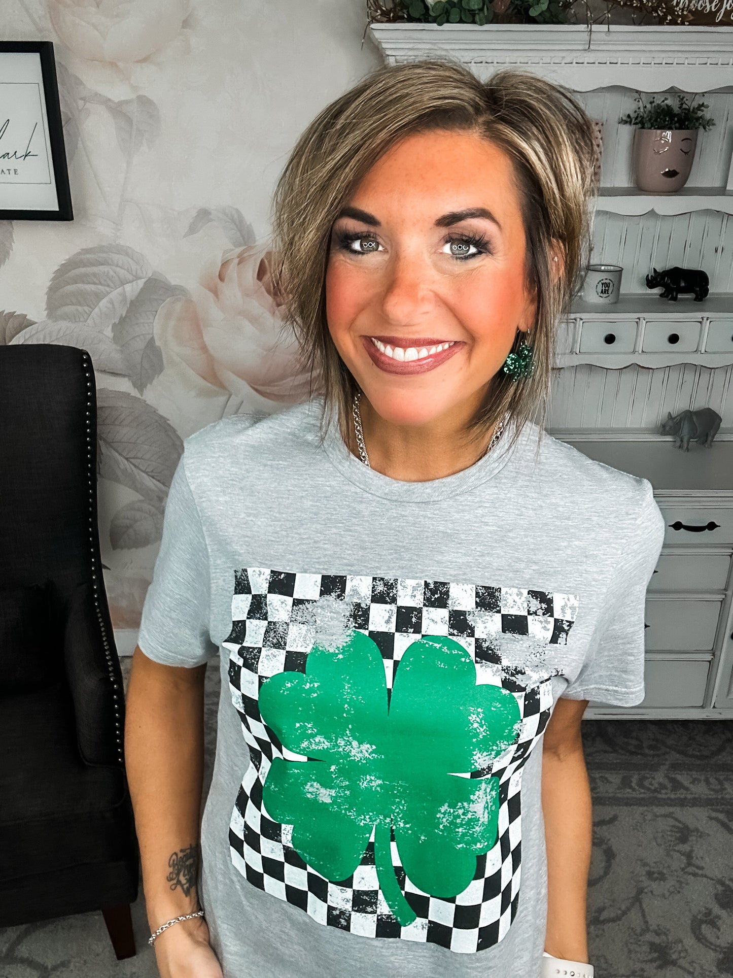 Check Your Shamrocks Graphic Tee