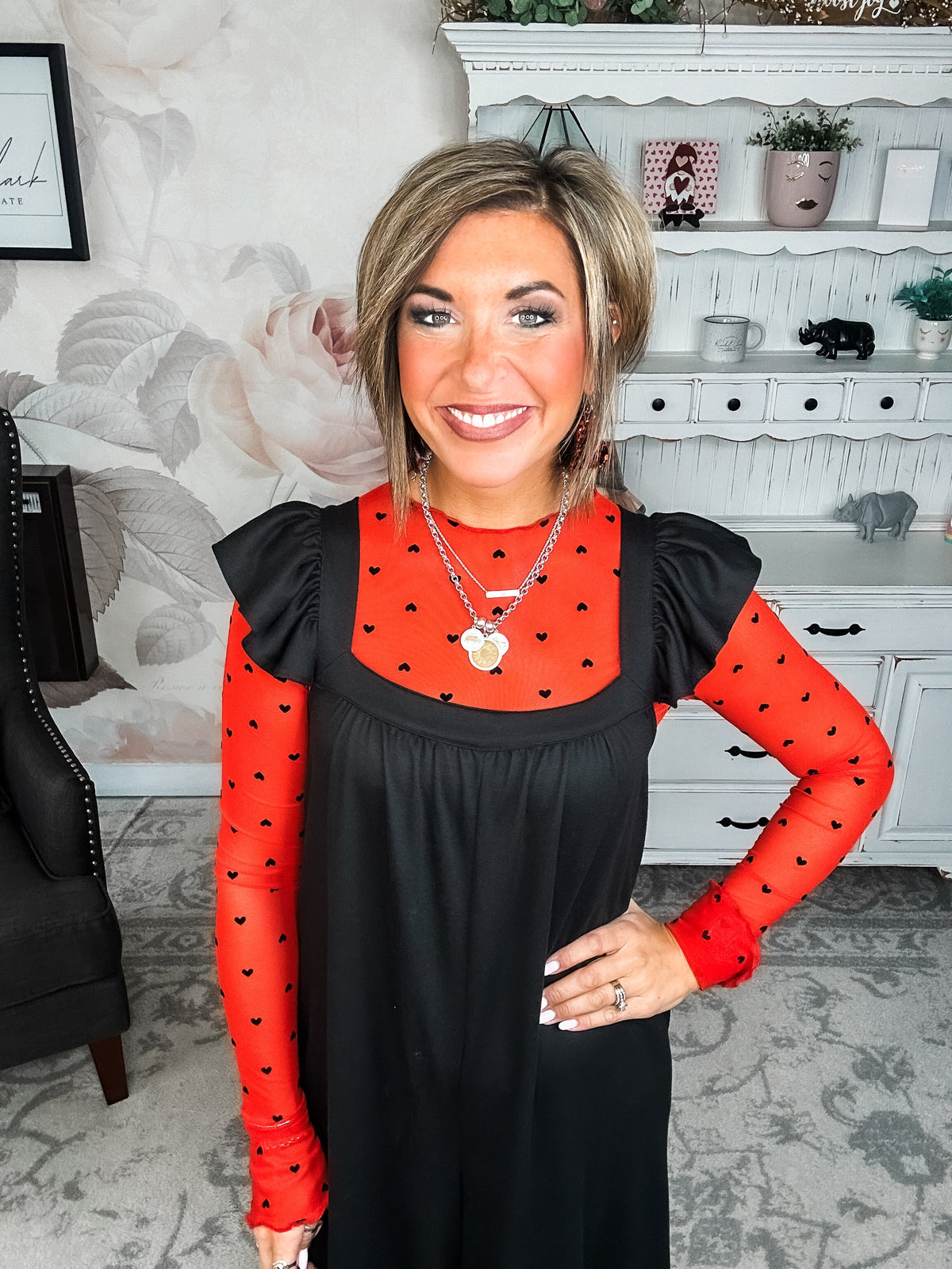 Feeling Reckless Jumpsuit - Black